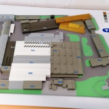 Model vývoje budov TOKOZu. Foto: Kamila Dvořáková