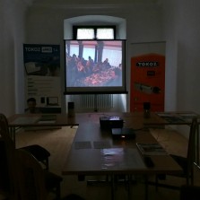 Zaměstnanci TOKOZu na filmových záběrech. Foto: Kamila Dvořáková