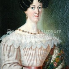 Anton Johann Ferenz: Portrét dámy s knihou, 1828. Foto: Zdeněk Málek