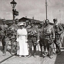 Před odjezdem na frontu (rok 1915). Foto: Antonín Kurka