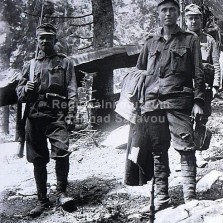 Eskorta sběha k setnině (červenec 1918). Foto: Antonín Kurka