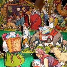 Detail cikorkového betléma. Foto: Kamila Dvořáková