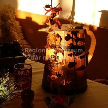 Detail - vánoční stůl. Foto: Kamila Dvořáková