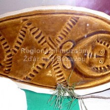 Buchta ve tvaru děťátka se pekla na Mláďátka (28. 12.). Foto: Kamila Dvořáková