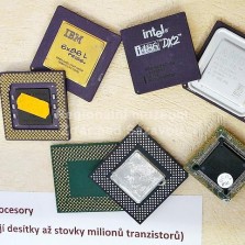 Mikroprocesory - obsahují miliony tranzistorů. Foto: Kamila Dvořáková
