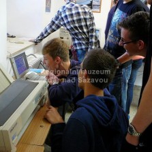 Staré počítačové hry studenty baví. Foto: Kamila Dvořáková