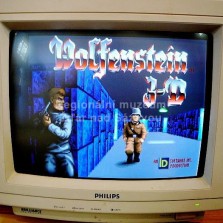 Kultovní hra Wolfenstein. Foto: Kamila Dvořáková