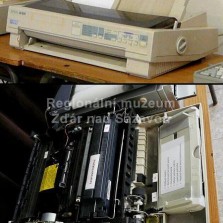 Jehličková a laserová tiskárna. Foto: Kamila Dvořáková