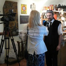 O otevření Moučkova domu informuje také Televize Vysočina. Foto: Kamila Dvořáková