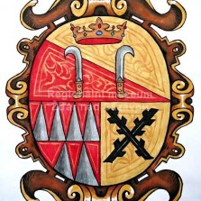 Polepšený znak města Žďáru, užívaný od roku 1607 (Kamila Dvořáková)