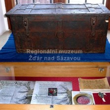 Městská pokladna a kopie privilegia. Foto: Kamila Dvořáková