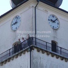 První návštěvníci na věži. Foto: Kamila Dvořáková
