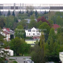 Pohled k podniku ŽĎAS. Foto: Kamila Dvořáková