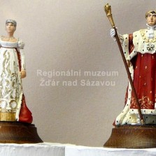Napoleon a jeho žena Josefína v korunovačním rouchu. Foto: Kamila Dvořáková