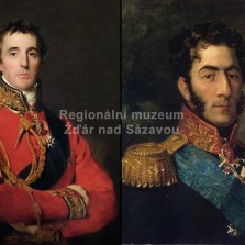 Britský vojevůdce vévoda z Wellingtonu a ruský generál Bagration. Foto: Wikipedie