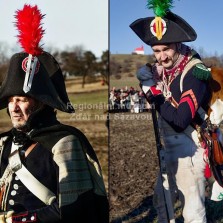 Fotografie z rekonstrukcí napoleonských bitev. Foto: Jiří Grégr