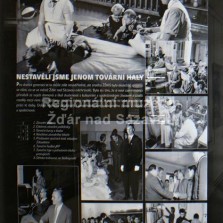 Budování podniku ŽĎAS i města Žďáru ve fotografiích (archiv - ŽĎAS)