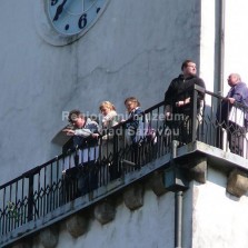 Návštěvníci na ochozu. Foto: Kamila Dvořáková