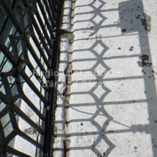 Litinové zábradlí z Polničky (1840). Foto: Kamila Dvořáková