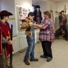 Ustrojení halapartníka. Foto: Kateřina Omesová