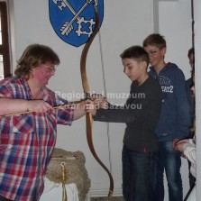 Výcvik lukostřelce. Foto: Jarmila Krajčová