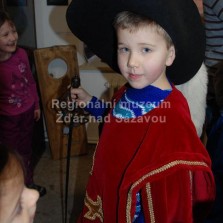 Mušketýr s kordem. Foto: Archiv MŠ Kamarád Nové Veselí