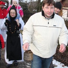 Starosta Jiří Lausch v průvodu. Foto: Antonín Zeman