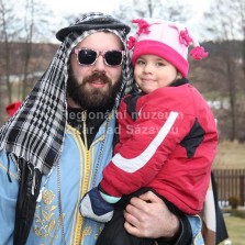 Šejk s dítětem. Foto: Antonín Zeman