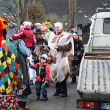 Maškary na silnici. Foto: Antonín Zeman